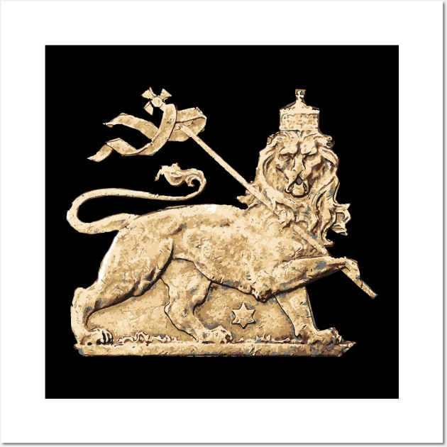 Lion of Judah Sticker Wall Art by rastaseed